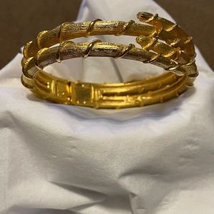 FO faux gold bamboo bracelet